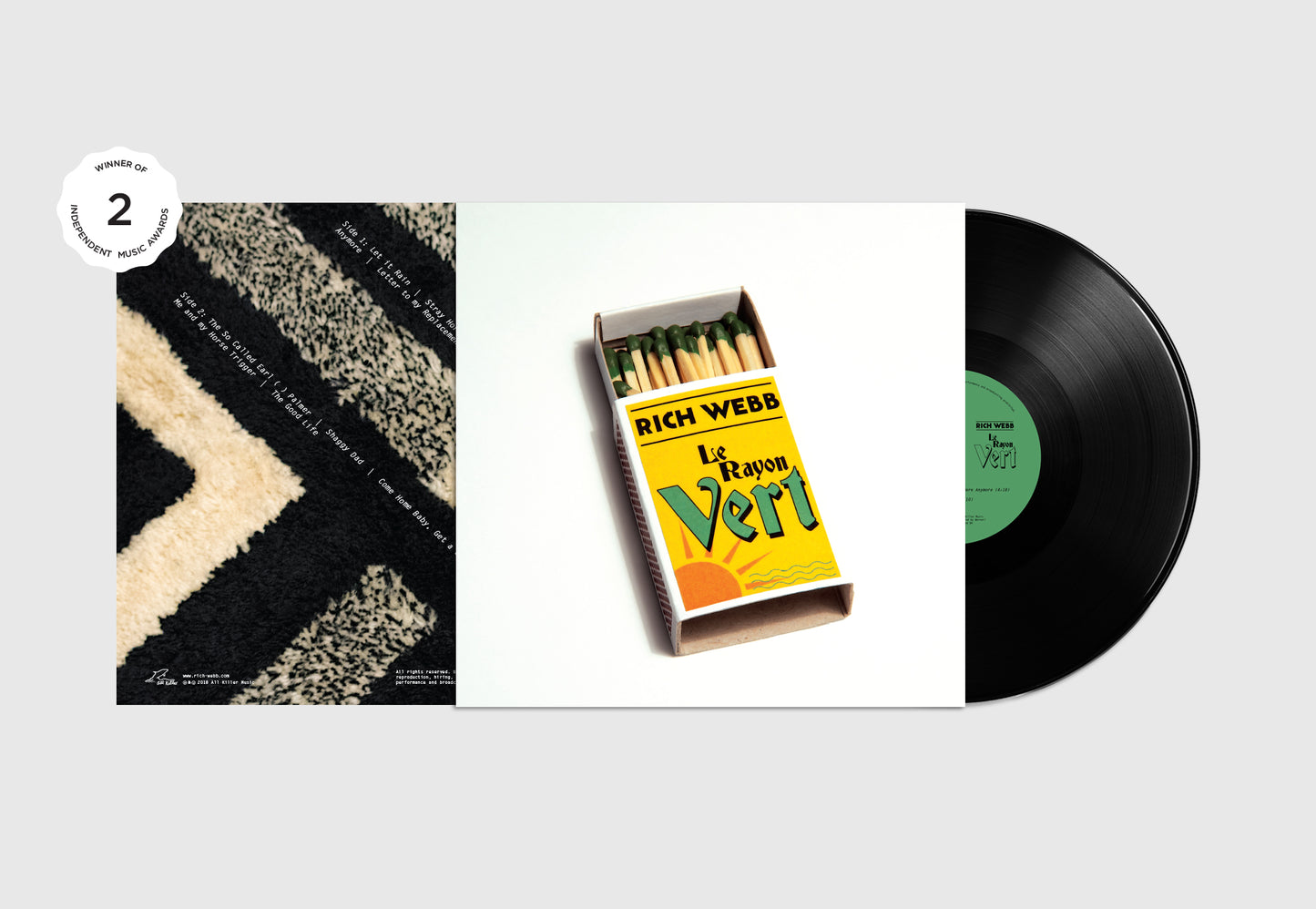 RICH WEBB – Le Rayon Vert – 180gm vinyl album