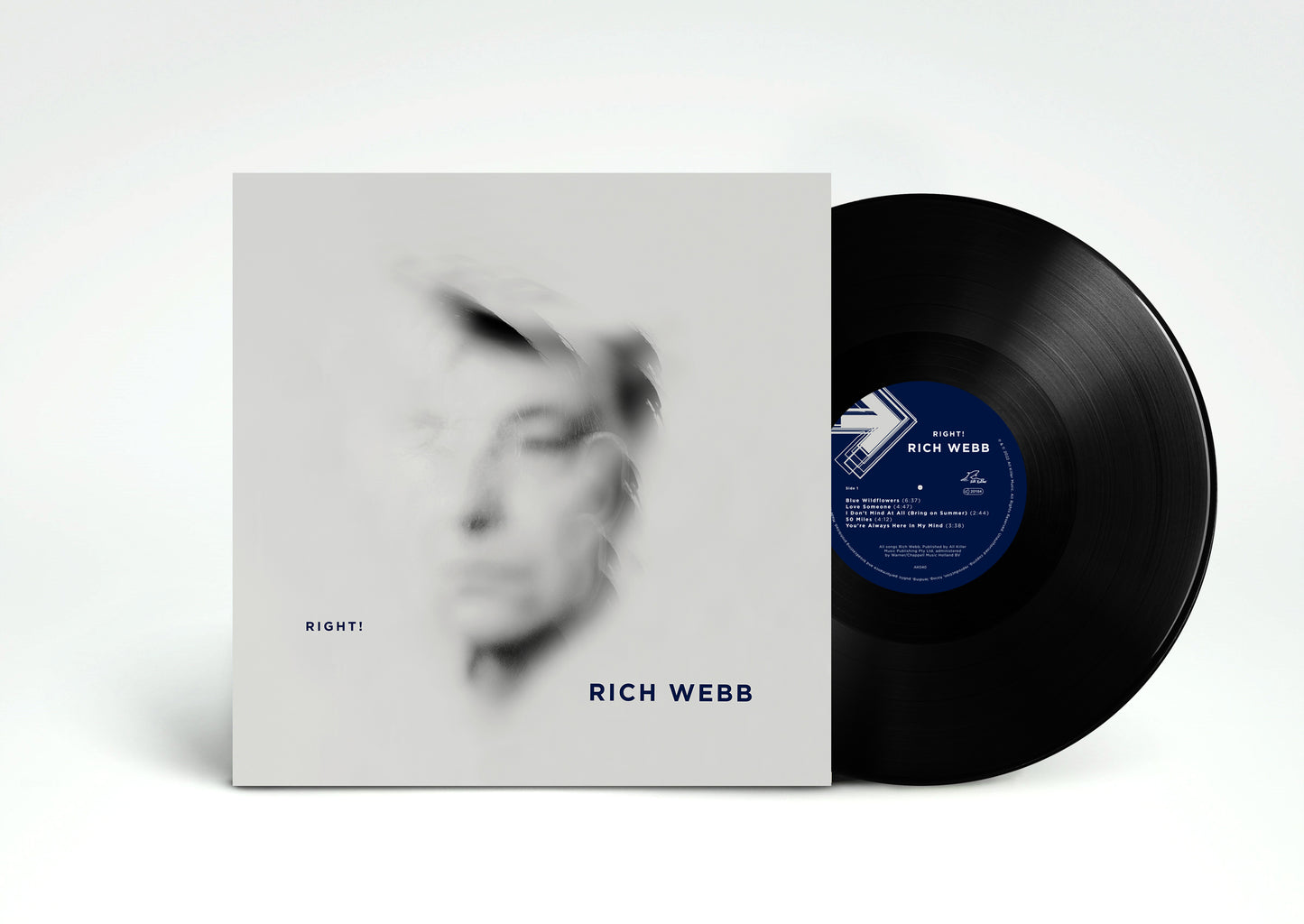 RICH WEBB - RIGHT! vinyl album